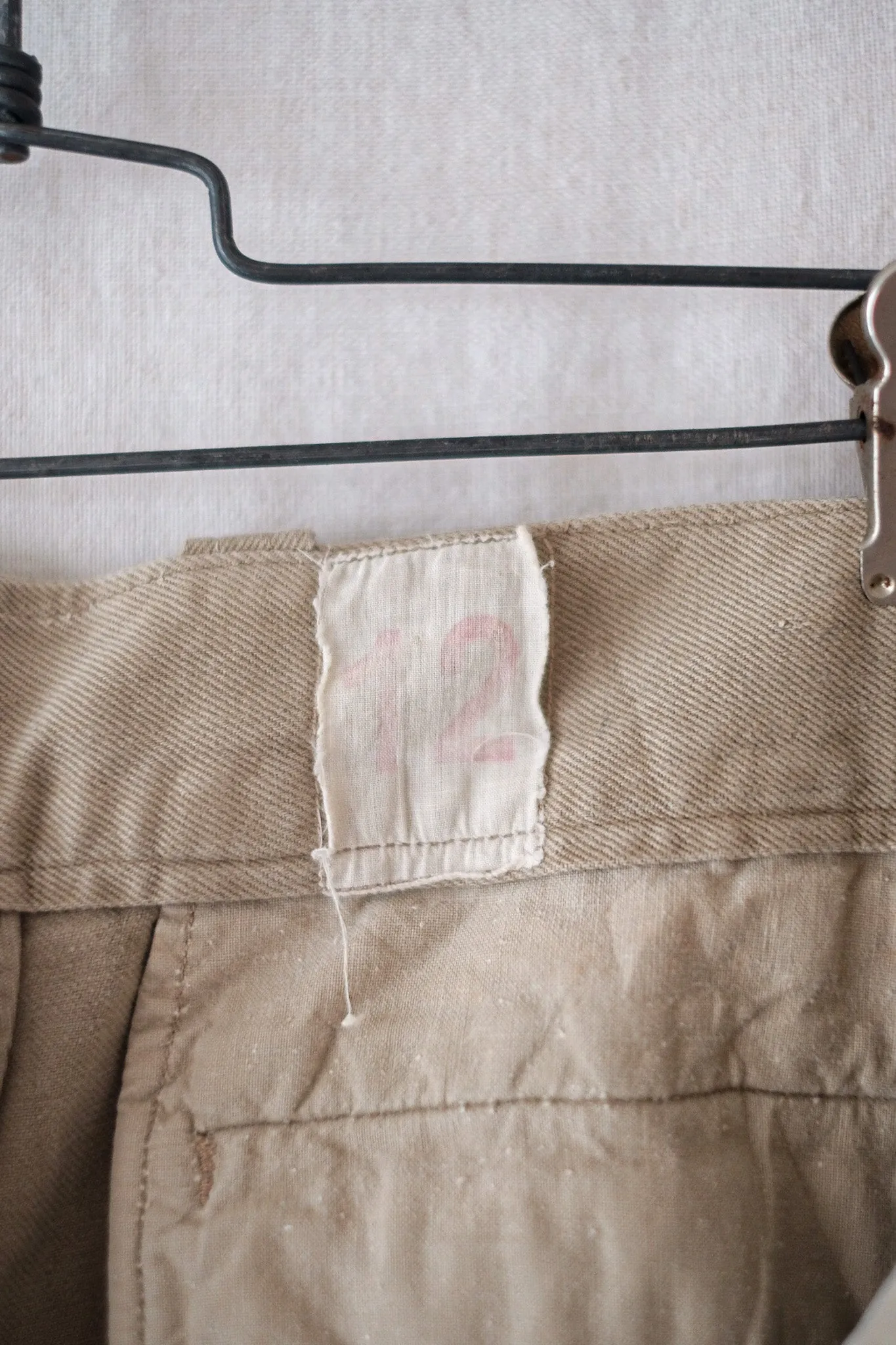 [~ 60's] Taille des pantalons chino de l'armée française M52.12