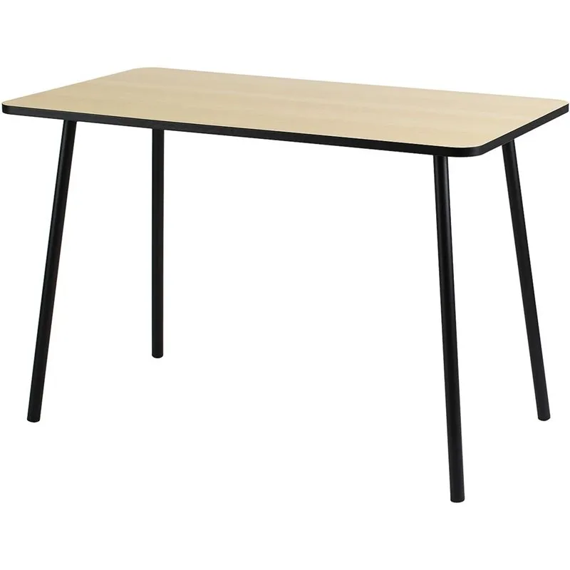 Bureau Robuste, noir/chêne