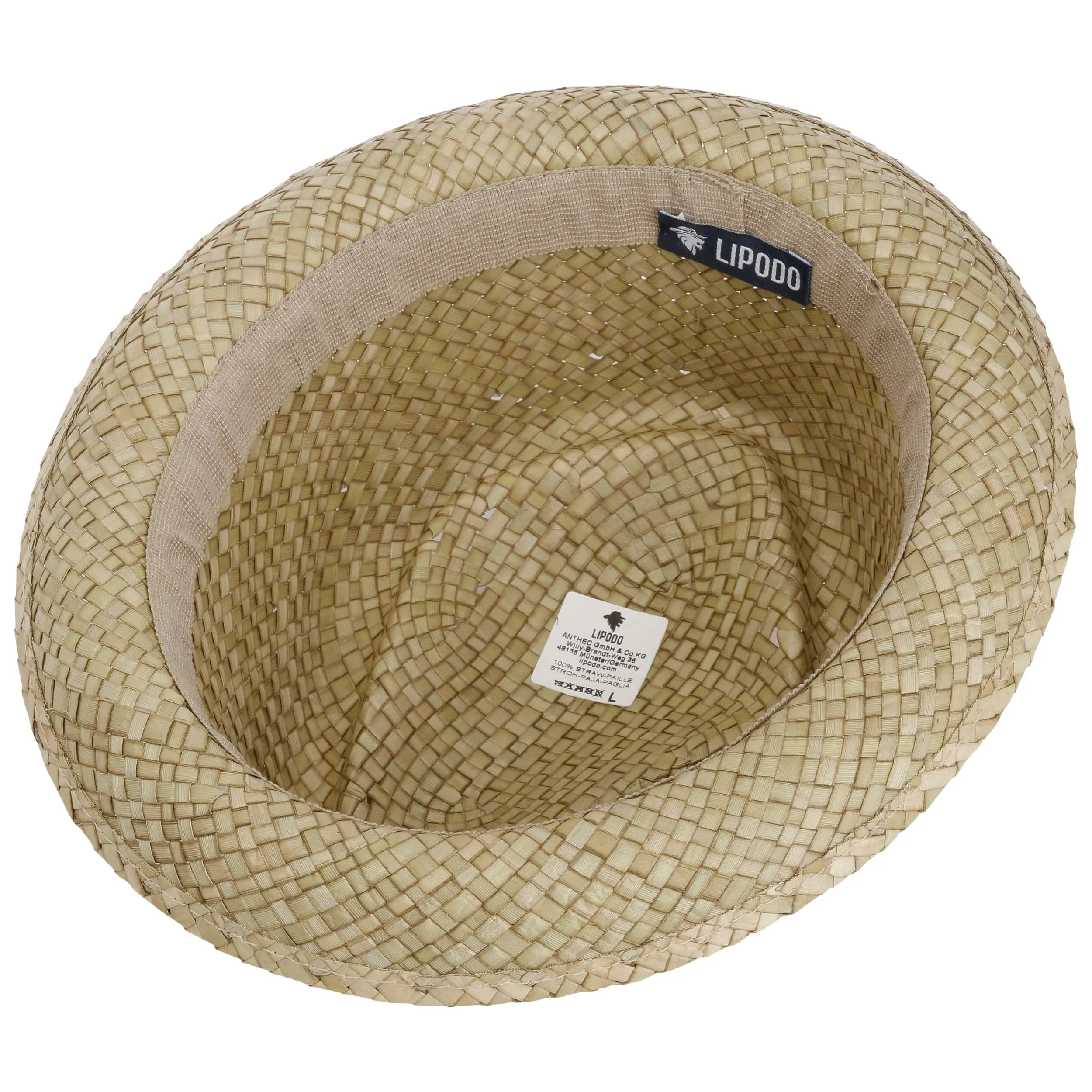 Chapeau en Paille Diamond Nature by Lipodo --> Chapeaux, casquettes & bonnets en ligne ▷ Chapeaushop