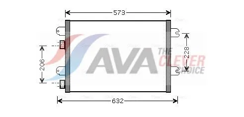 Condenseur, climatisation AVA COOLING RTA5317 
