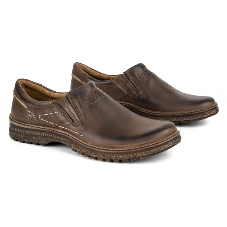KOMODO 869 chaussures décontractées marron pour hommes brun