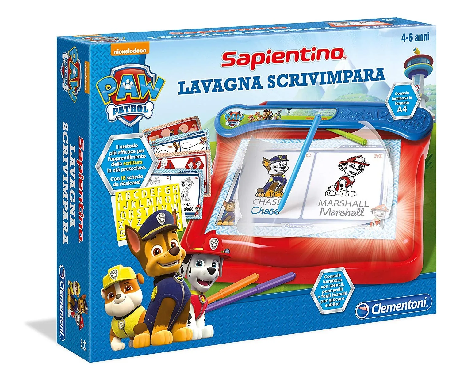 Lavagna Scrivimpara Paw Patrol