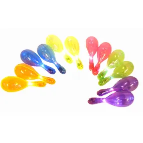 Maracas lumineux de coloris différents
