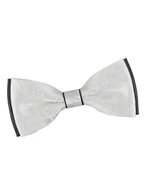 Noeud papillon Arghan - Fabriqué en Europe - Noir Argenté