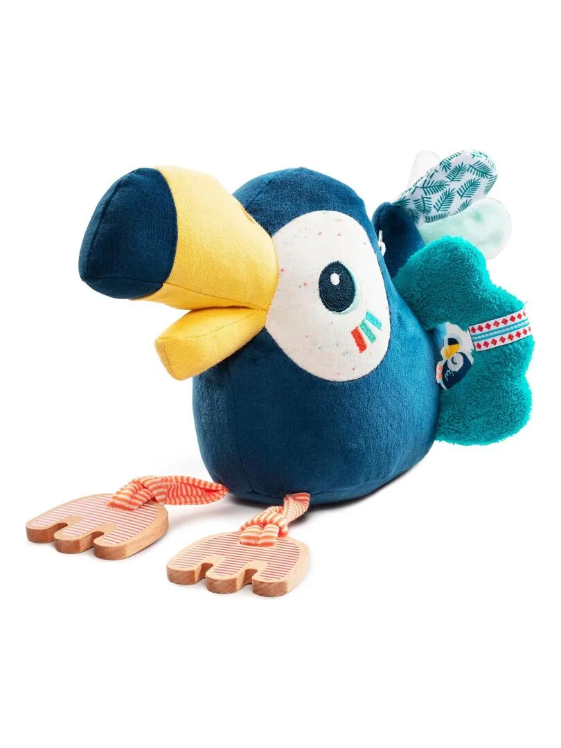 Peluche d'activités Pablo le toucan - Bleu