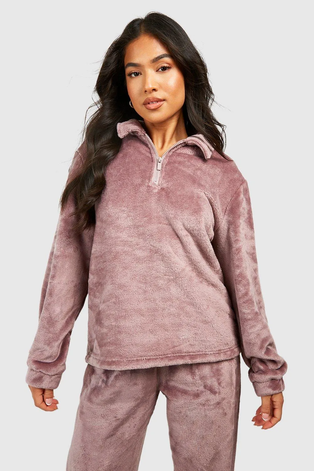 Petite - Sweat zippé en polaire