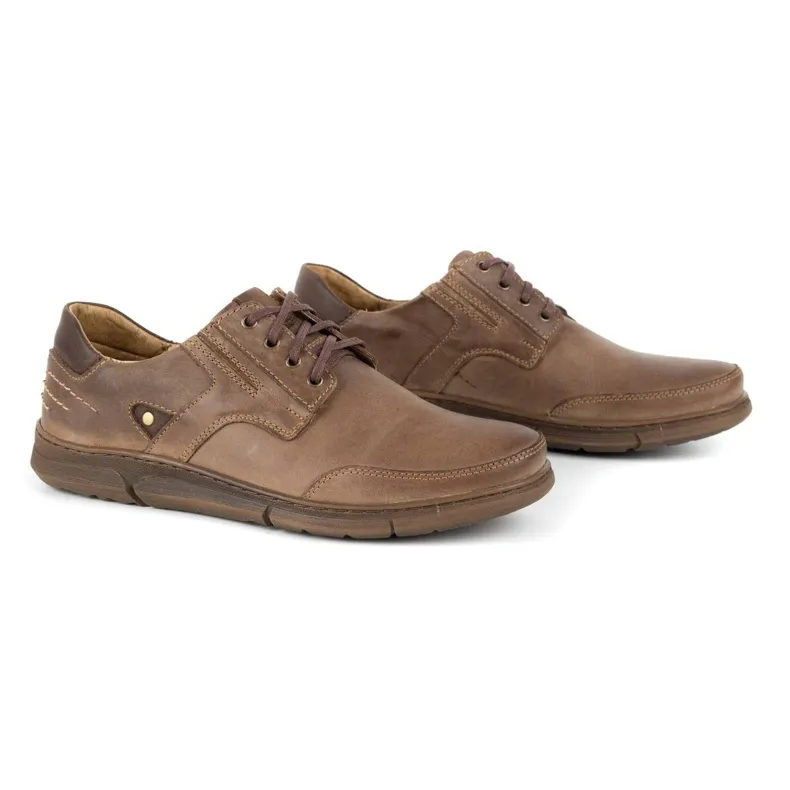 Polbut Chaussures décontractées pour hommes J55 marron brun