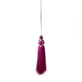 Pompon tassel rose fuchsia Pondie Chérie - Le petit Souk