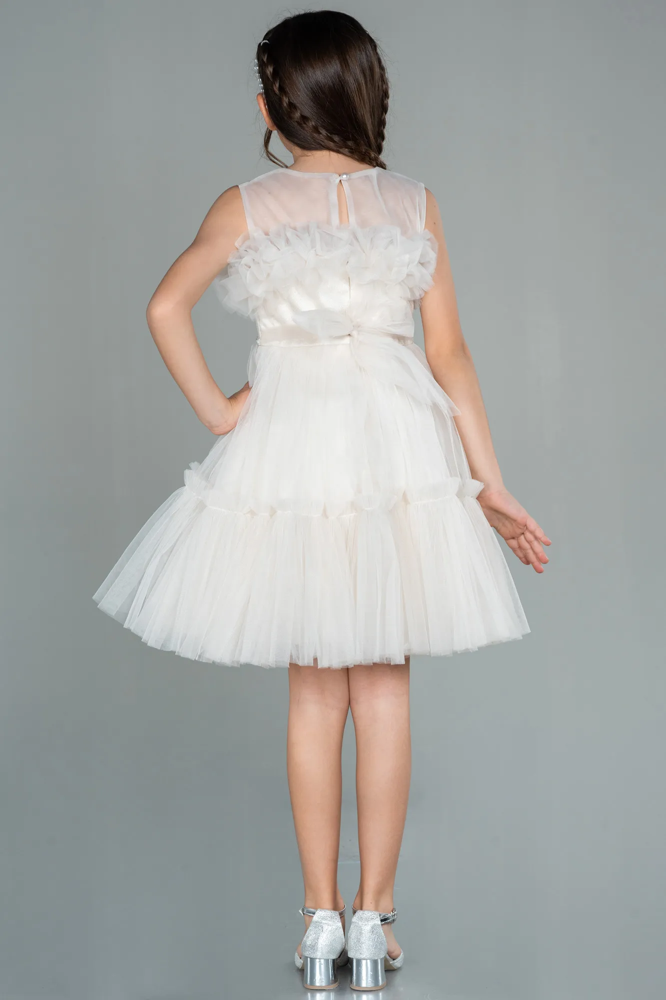 Robe de Soirée Enfants Courte Poudre ABK1707