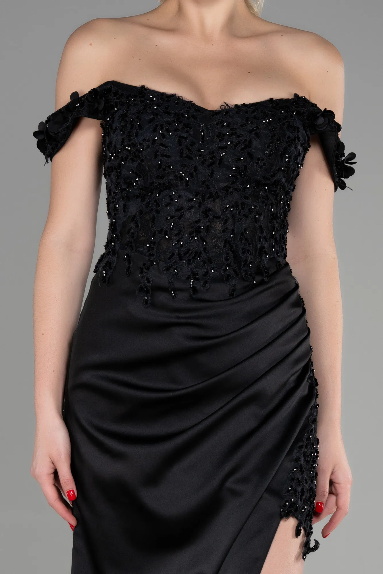 Robe de Soirée Longue Poudre ABU3384