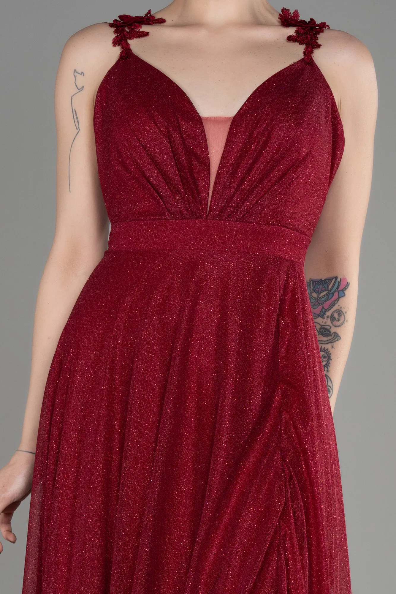 Robe de Soirée Longue Émeraude ABU2307