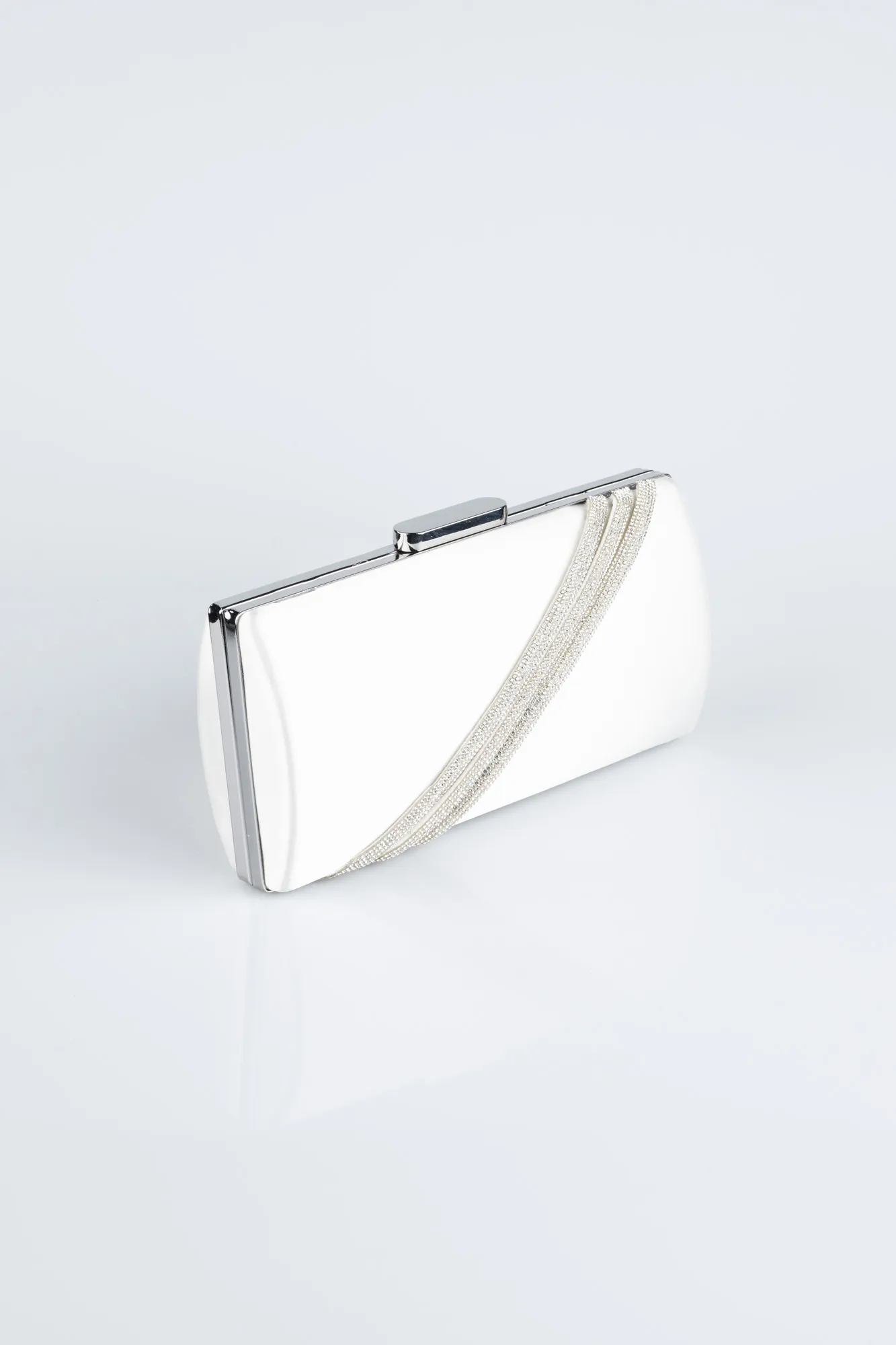 Sac De Soirée Luxe Satin Nacre VT9233