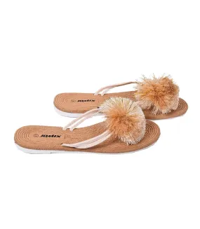 Tong Femme PREMIUM- Chaussure d'été Qualité et Confort - SD2177 TAUPE