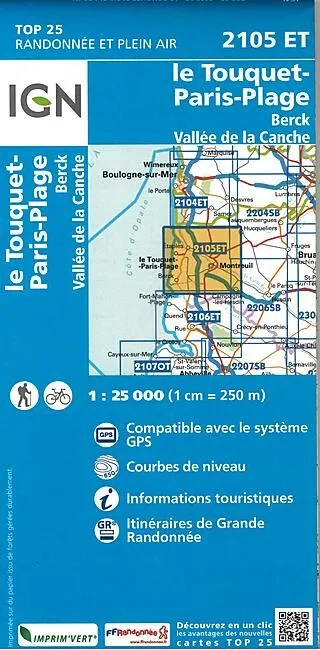 TOP 25 2105ET LE TOUQUET 1 25 000