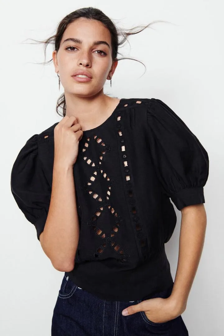 TOPS & CHEMISES ba&sh Femme | BACARY. Noir